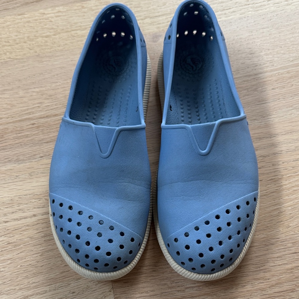 Kids Natuve Blue Slip-On Shoes